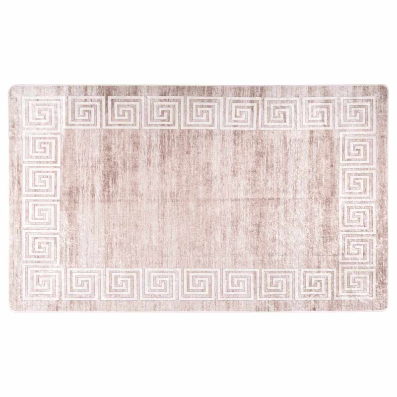 vidaXL Tappeto Lavabile Beige 150x230 cm Antiscivolo