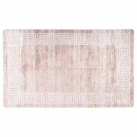 vidaXL Tappeto Lavabile Beige 150x230 cm Antiscivolo