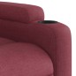 vidaXL Poltrona Reclinabile in Tessuto Rosso Vino