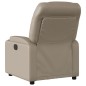 vidaXL Poltrona Reclinabile Cappuccino in Similpelle