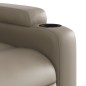 vidaXL Poltrona Reclinabile Cappuccino in Similpelle