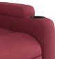 vidaXL Poltrona Reclinabile in Tessuto Rosso Vino
