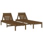 vidaXL Lettini con Tavolino 2 pz ambra in Legno Massello di Pino vidaXL Lettini con Tavolino 2 pz ambra in Legno Massello di Pino