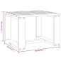 vidaXL Lettini con Tavolino 2 pz ambra in Legno Massello di Pino vidaXL Lettini con Tavolino 2 pz ambra in Legno Massello di Pino