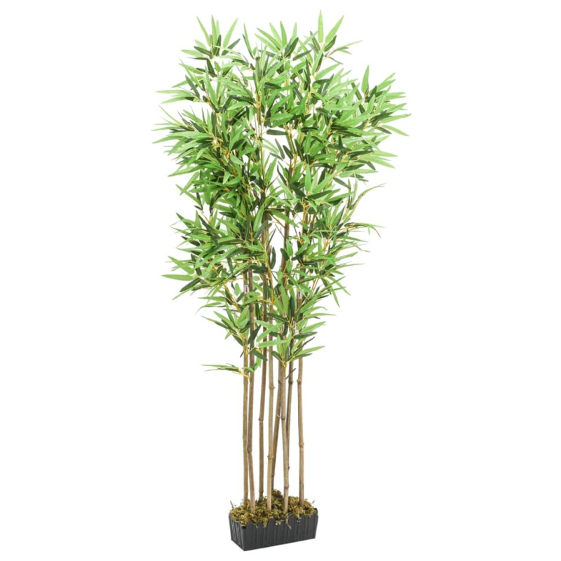 vidaXL Albero Bambù Artificiale 1288 Foglie 180 cm Verde vidaXL Albero Bambù Artificiale 1288 Foglie 180 cm Verde