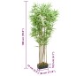 vidaXL Albero Bambù Artificiale 1288 Foglie 180 cm Verde vidaXL Albero Bambù Artificiale 1288 Foglie 180 cm Verde