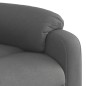 vidaXL Poltrona Reclinabile in Tessuto Grigio Scuro