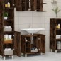 Armadietto Bagno Rovere Fumo 60x32x53,5 cm in Legno Multistrato Armadietto Bagno Rovere Fumo 60x32x53,5 cm in Legno Multistrato