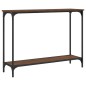 vidaXL Tavolo Consolle Rovere Marrone 101x30,5x75 cm Legno Multistrato vidaXL Tavolo Consolle Rovere Marrone 101x30,5x75 cm Legno Multistrato