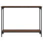 vidaXL Tavolo Consolle Rovere Marrone 101x30,5x75 cm Legno Multistrato vidaXL Tavolo Consolle Rovere Marrone 101x30,5x75 cm Legno Multistrato