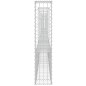 vidaXL Cesto Gabbione a U con 8 Pali in Ferro 860x20x100 cm vidaXL Cesto Gabbione a U con 8 Pali in Ferro 860x20x100 cm