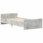 vidaXL Giroletto Grigio Cemento 75x190 cm Small Single Multistrato vidaXL Giroletto Grigio Cemento 75x190 cm Small Single Multistrato