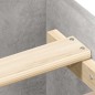 vidaXL Giroletto Grigio Cemento 75x190 cm Small Single Multistrato vidaXL Giroletto Grigio Cemento 75x190 cm Small Single Multistrato