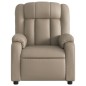 vidaXL Poltrona Reclinabile Cappuccino in Similpelle