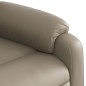 vidaXL Poltrona Reclinabile Cappuccino in Similpelle