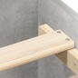 vidaXL Giroletto Grigio Cemento 100x200 cm in Legno Multistrato vidaXL Giroletto Grigio Cemento 100x200 cm in Legno Multistrato