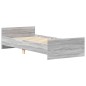 vidaXL Giroletto Grigio Sonoma 100x200 cm in Legno Multistrato