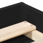 vidaXL Giroletto Nero 90x190 cm vidaXL Giroletto Nero 90x190 cm