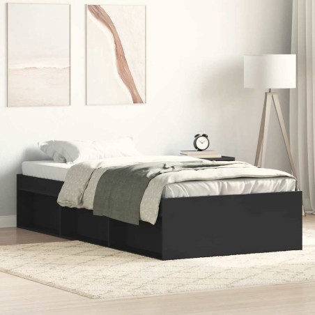 vidaXL Giroletto Nero 100x200 cm