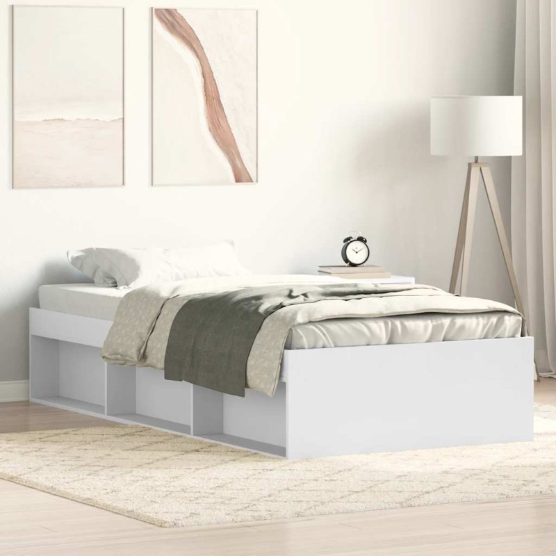 vidaXL Giroletto Bianco 75x190 cm Small Single vidaXL Giroletto Bianco 75x190 cm Small Single
