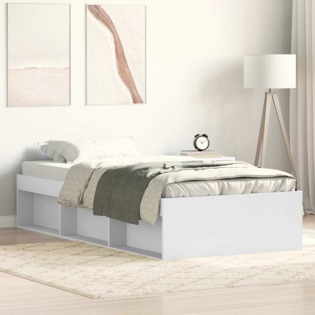 vidaXL Giroletto Bianco 75x190 cm Small Single