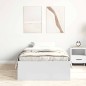 vidaXL Giroletto Bianco 75x190 cm Small Single vidaXL Giroletto Bianco 75x190 cm Small Single