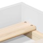 vidaXL Giroletto Bianco 75x190 cm Small Single vidaXL Giroletto Bianco 75x190 cm Small Single