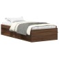 vidaXL Giroletto Rovere Marrone 75x190 cm Small Single vidaXL Giroletto Rovere Marrone 75x190 cm Small Single
