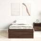 vidaXL Giroletto Rovere Marrone 75x190 cm Small Single vidaXL Giroletto Rovere Marrone 75x190 cm Small Single