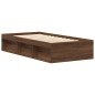 vidaXL Giroletto Rovere Marrone 75x190 cm Small Single vidaXL Giroletto Rovere Marrone 75x190 cm Small Single