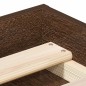 vidaXL Giroletto Rovere Marrone 75x190 cm Small Single vidaXL Giroletto Rovere Marrone 75x190 cm Small Single