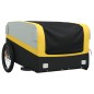 vidaXL Rimorchio da Bici Nero e Giallo 45 kg in Ferro vidaXL Rimorchio da Bici Nero e Giallo 45 kg in Ferro