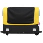 vidaXL Rimorchio da Bici Nero e Giallo 45 kg in Ferro vidaXL Rimorchio da Bici Nero e Giallo 45 kg in Ferro