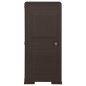 Armadietto in Plastica 40x43x85,5 cm Effetto Legno Marrone Armadietto in Plastica 40x43x85,5 cm Effetto Legno Marrone