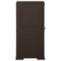 Armadietto in Plastica 40x43x85,5 cm Effetto Legno Marrone Armadietto in Plastica 40x43x85,5 cm Effetto Legno Marrone