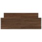 vidaXL Giroletto con Testiera e Pediera Rovere Marrone 150x200 cm vidaXL Giroletto con Testiera e Pediera Rovere Marrone 150x200 cm