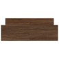 vidaXL Giroletto con Testiera e Pediera Rovere Marrone 120x190 cm