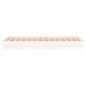 vidaXL Giroletto con LED Bianco 100x200 cm in Legno Massello