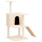 Albero per Gatti con Tiragraffi in Sisal Crema 109 cm Albero per Gatti con Tiragraffi in Sisal Crema 109 cm