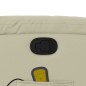 vidaXL Poltrona da Massaggiante Reclinabile Crema Similpelle