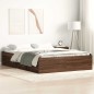 vidaXL Giroletto Rovere Marrone 120x200 cm
