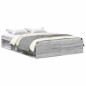 vidaXL Giroletto Grigio Sonoma 140x200 cm vidaXL Giroletto Grigio Sonoma 140x200 cm