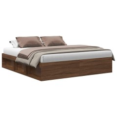 vidaXL Giroletto Rovere Marrone 200x200 cm