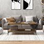 Tavolino da Salotto Rovere Fumo 80x50x40 cm Legno Multistrato Tavolino da Salotto Rovere Fumo 80x50x40 cm Legno Multistrato