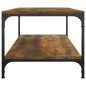 Tavolino da Salotto Rovere Fumo 80x50x40 cm Legno Multistrato Tavolino da Salotto Rovere Fumo 80x50x40 cm Legno Multistrato