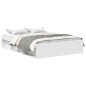 vidaXL Giroletto Bianco 150x200 cm King Size vidaXL Giroletto Bianco 150x200 cm King Size