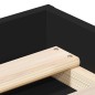 vidaXL Giroletto Nero 135x190 cm Double vidaXL Giroletto Nero 135x190 cm Double