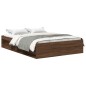 vidaXL Giroletto Rovere Marrone 150x200 cm King Size vidaXL Giroletto Rovere Marrone 150x200 cm King Size