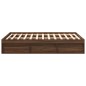 vidaXL Giroletto Rovere Marrone 150x200 cm King Size vidaXL Giroletto Rovere Marrone 150x200 cm King Size