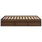 vidaXL Giroletto Rovere Marrone 135x190 cm Double vidaXL Giroletto Rovere Marrone 135x190 cm Double